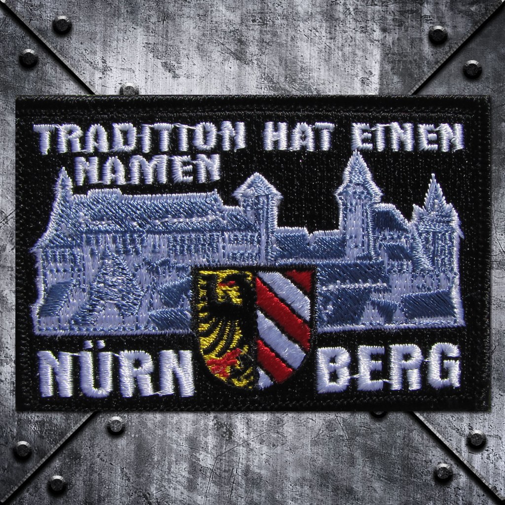 Aufnäher 'Tradition hat einen Namen  Nürnberg' Burg