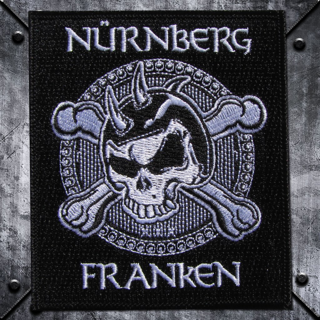 Aufnäher 'Nürnberg Franken' Skull&Bones