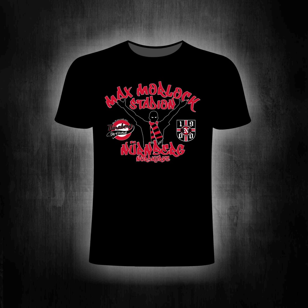 T-Shirt einseitig bedruckt 'Max Morlock Stadion'