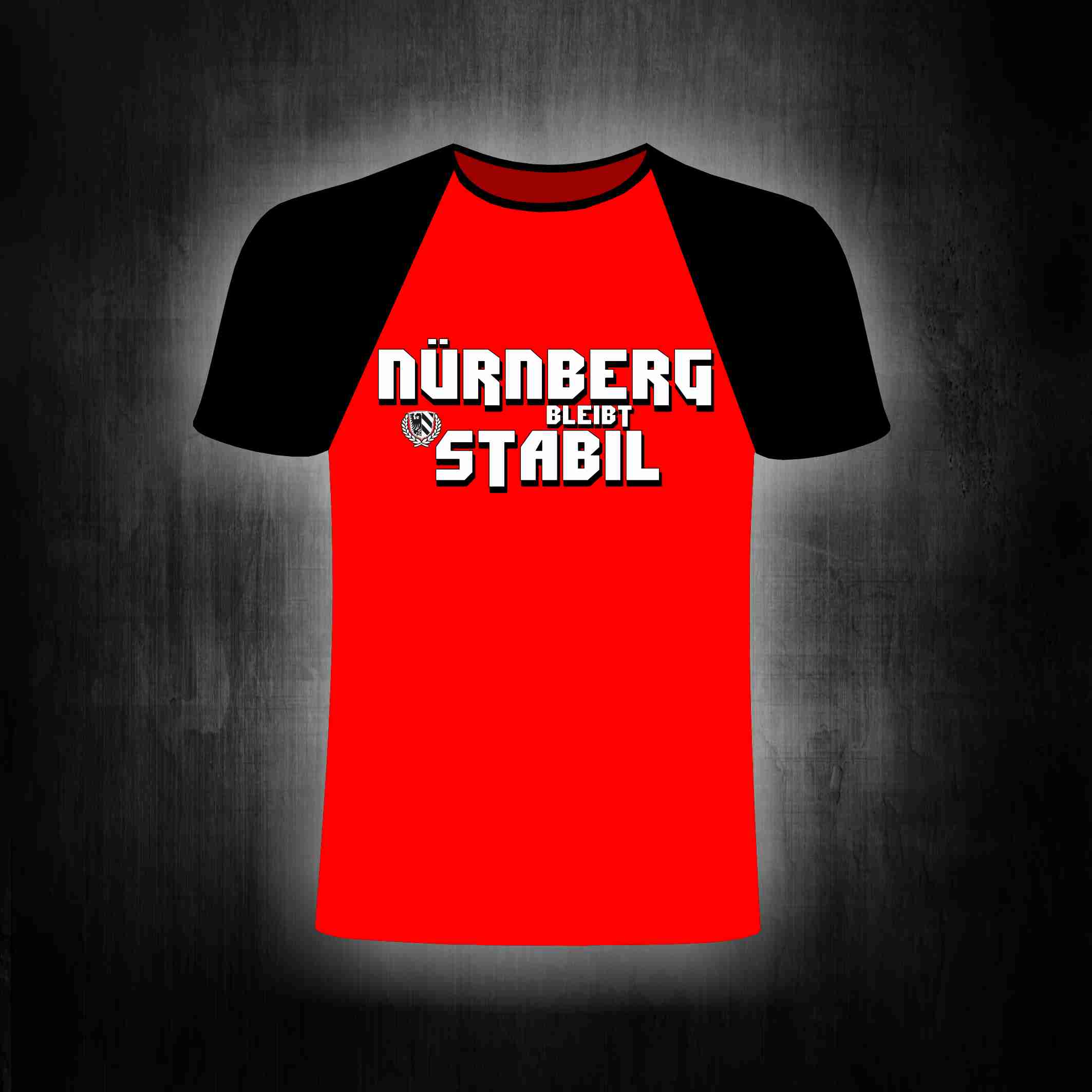 T-Shirt einseitig bedruckt  Nürnberg bleibt stabil