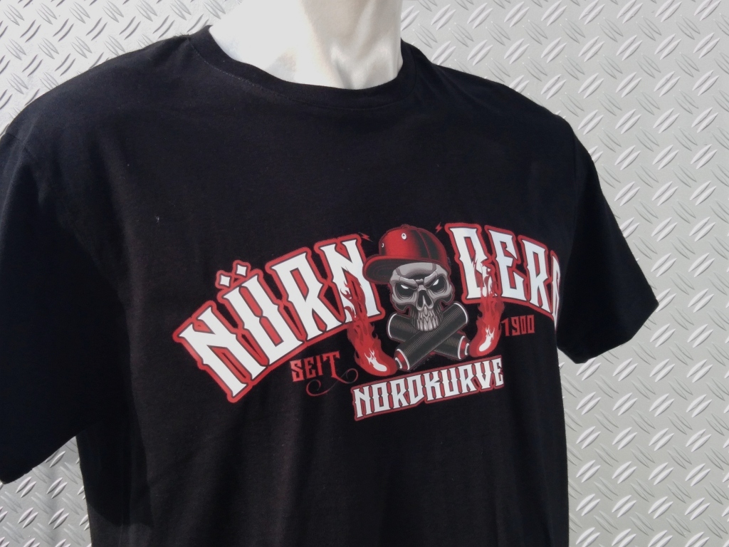 T-Shirt einseitig bedruckt  Nordkurve Skull