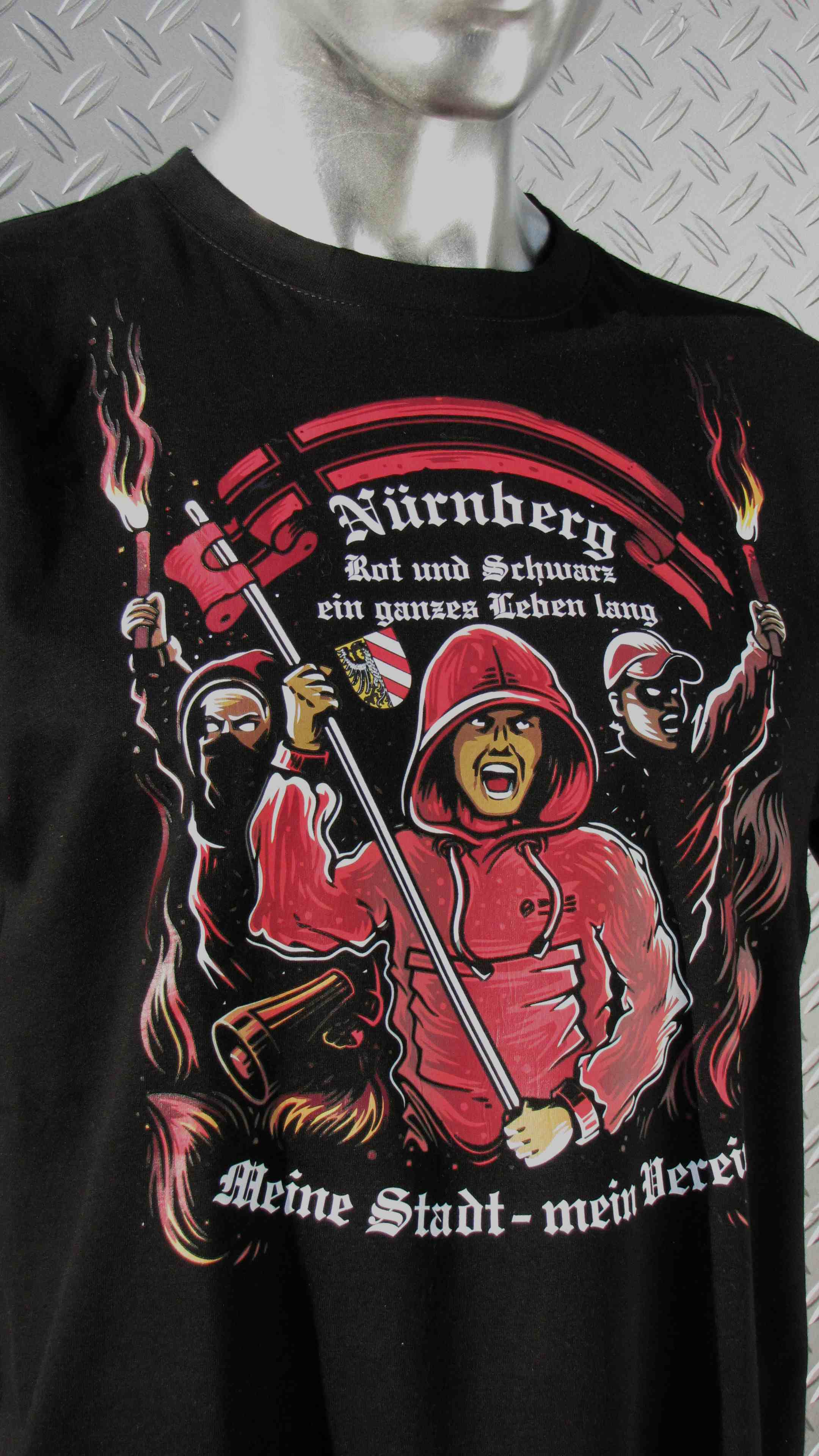 T-Shirt einseitig bedruckt - Meine Stadt mein Verein (fullcolor)
